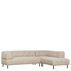 Wohnen Sofas<Strukturstoff Sofaecke in Beigegrau - Pantras