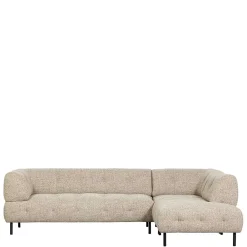 Wohnen Sofas<Strukturstoff Sofaecke in Beigegrau - Pantras