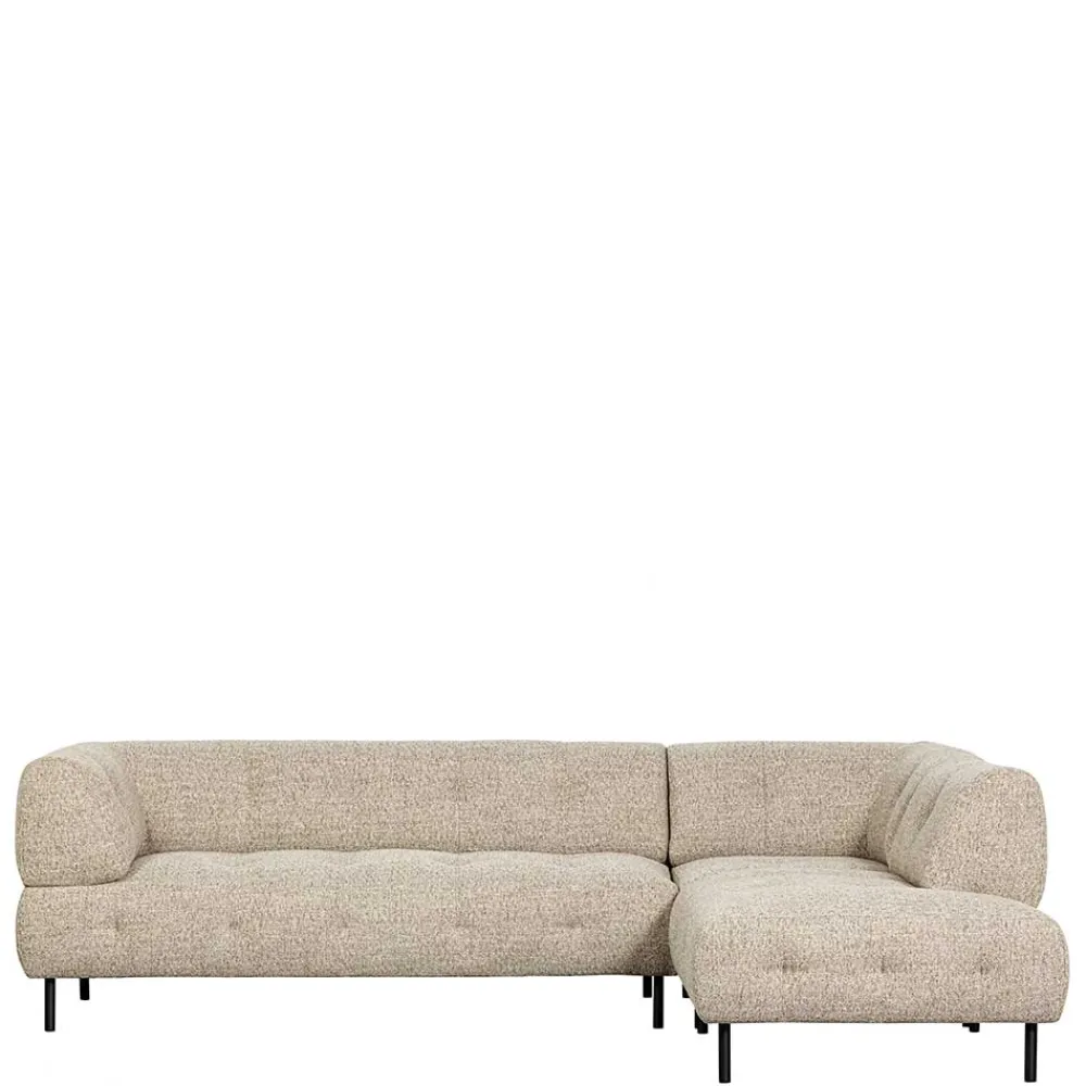 Wohnen Sofas<Strukturstoff Sofaecke in Beigegrau - Pantras
