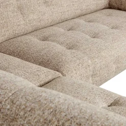 Wohnen Sofas<Strukturstoff Sofaecke in Beigegrau - Pantras