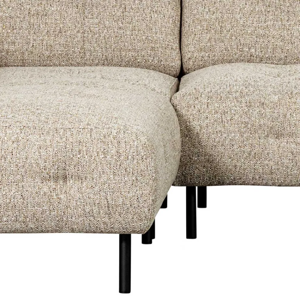 Wohnen Sofas<Strukturstoff Sofaecke in Beigegrau - Pantras