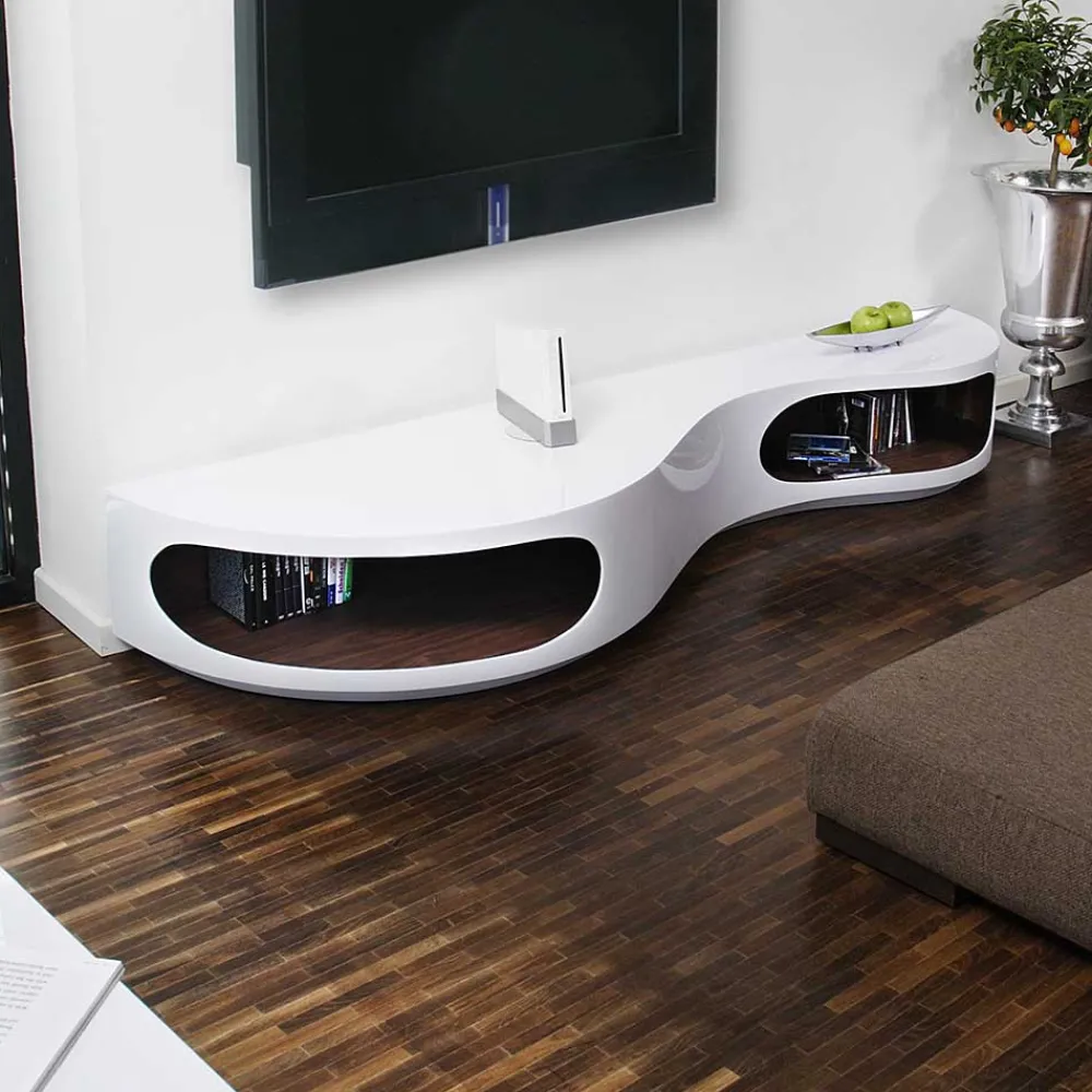 Wohnen Tv & Hifi-Möbel|Lowboards<Stylisches Design Lowboard in Hochglanz - Vulin