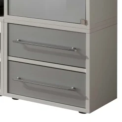 Wohnen Sideboards<Stylisches Stauraum Möbel in Weiß & Silber - Imtrador