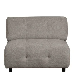 Wohnen Sofas<Systemcouch Einsitzer in Graugrün Chenille - Aramato