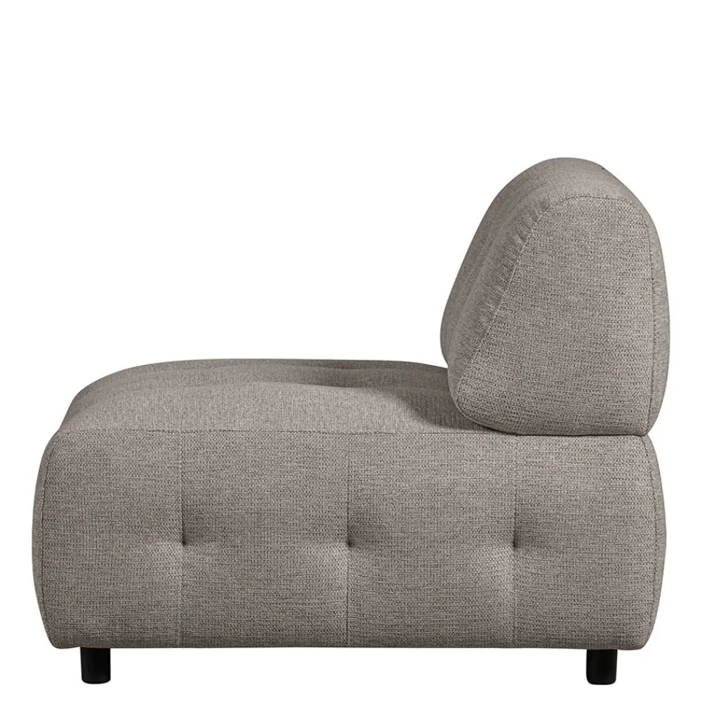 Wohnen Sofas<Systemcouch Einsitzer in Graugrün Chenille - Aramato
