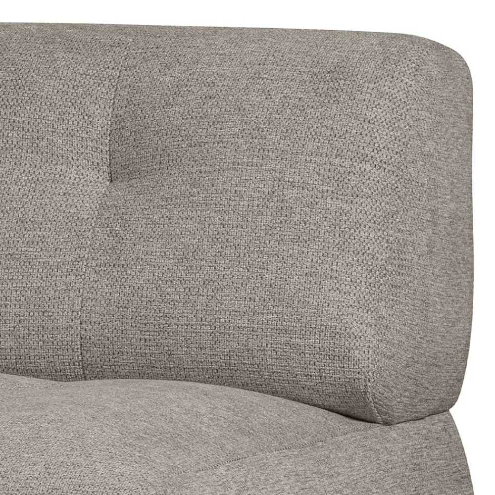 Wohnen Sofas<Systemcouch Einsitzer in Graugrün Chenille - Aramato