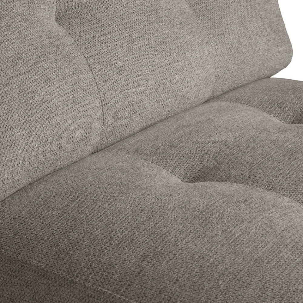 Wohnen Sofas<Systemcouch Einsitzer in Graugrün Chenille - Aramato