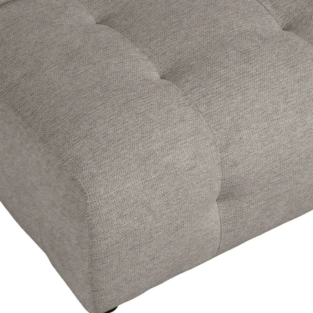 Wohnen Sofas<Systemcouch Einsitzer in Graugrün Chenille - Aramato