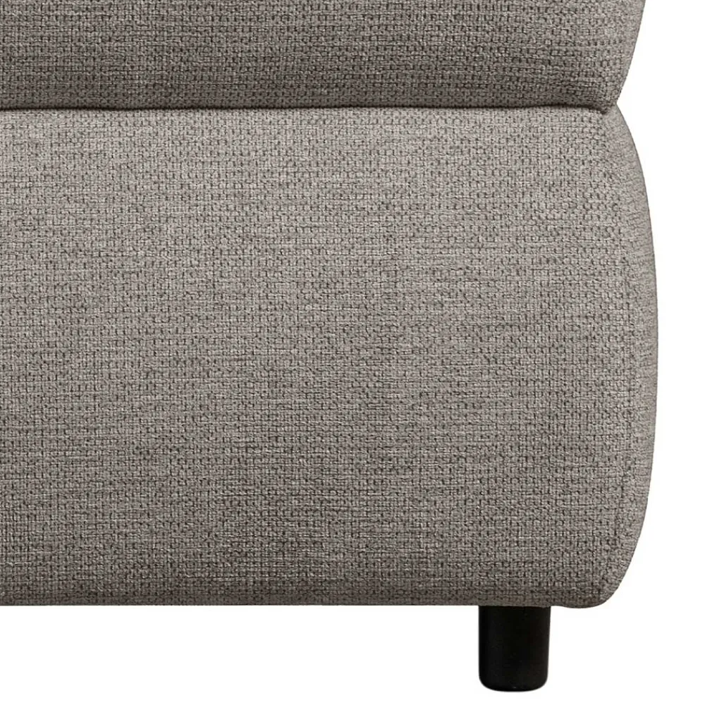 Wohnen Sofas<Systemcouch Einsitzer in Graugrün Chenille - Aramato