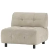 Wohnen Sofas<Systemsofa Einsitzer Element in Hellgrau - Beno