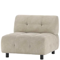 Wohnen Sofas<Systemsofa Einsitzer Element in Hellgrau - Beno