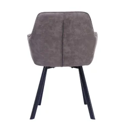 Wohnen Stühle<Taupe Esstischstuhl mit Armlehnen - Arvita (2er Set)