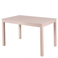 Wohnen Tische<Taupefarbener Esstisch mit 2 Einlegeplatten Bino aus Holz teilmassiv