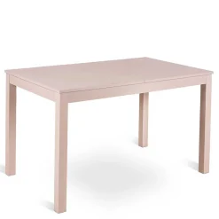 Wohnen Tische<Taupefarbener Esstisch mit 2 Einlegeplatten Bino aus Holz teilmassiv
