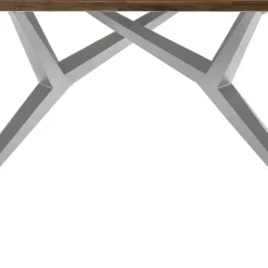 Wohnen Tische<Teak Altholztisch mit Designgestell - Wemdi