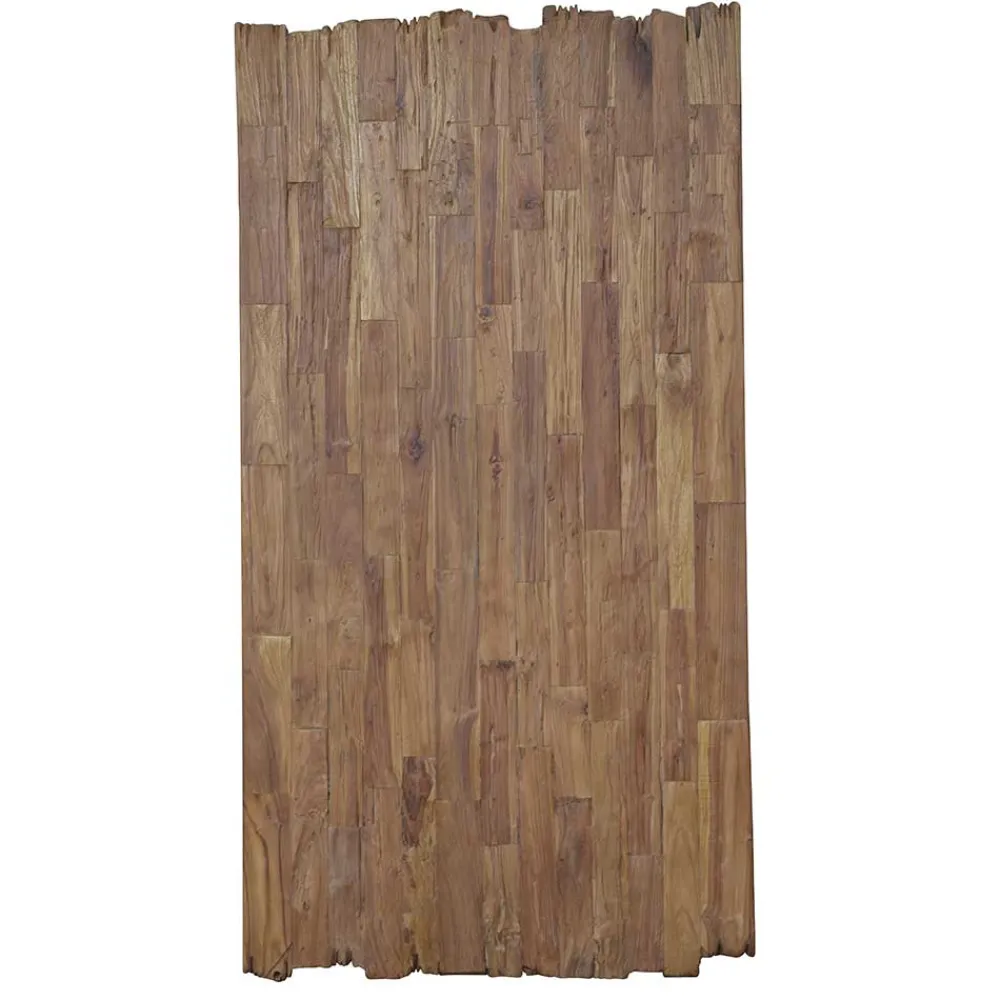 Wohnen Tische<Teak Altholztisch mit Designgestell - Wemdi