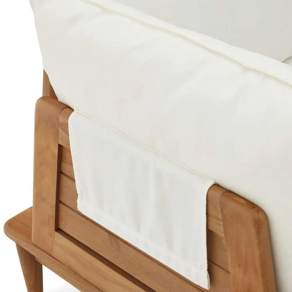 Wohnen Sitzgruppe<Teak Lounge mit Couchtisch Set - Palm (vierteilig)