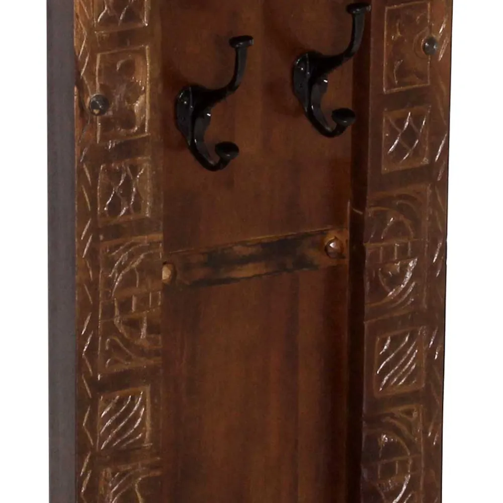 Wohnen Garderoben<Teakholz Garderobe im Kolonialstil - Solapura