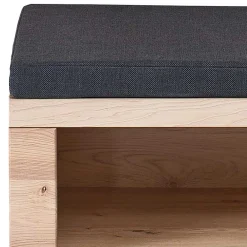 Wohnen Sitzbank<Teilmassive Schuhbank mit zwei Fächern - Latenda