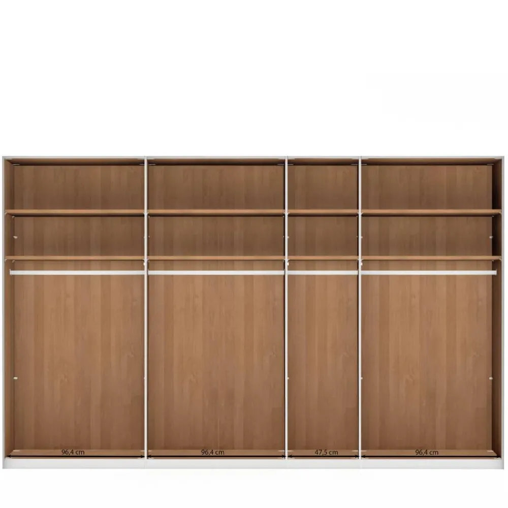 Wohnen Kleiderschränke|Schränke<Teilmassiver Schlafzimmerschrank - 216 cm hoch - Murray