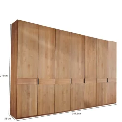 Wohnen Kleiderschränke|Schränke<Teilmassiver Schlafzimmerschrank - 216 cm hoch - Murray