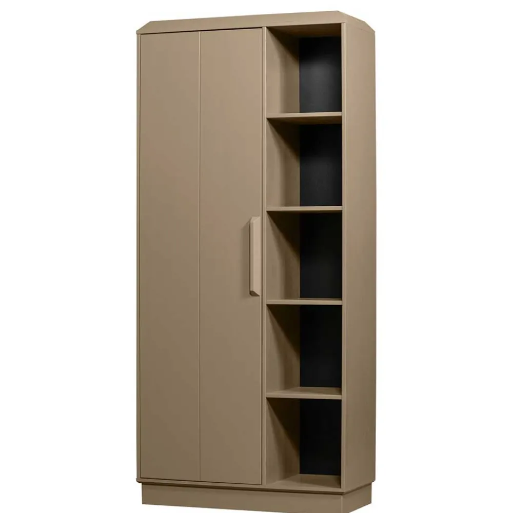 Wohnen Vitrinen<Teilmassiver Schrank in Schlammfarben - Isle