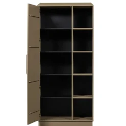 Wohnen Vitrinen<Teilmassiver Schrank in Schlammfarben - Isle