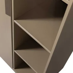 Wohnen Vitrinen<Teilmassiver Schrank in Schlammfarben - Isle