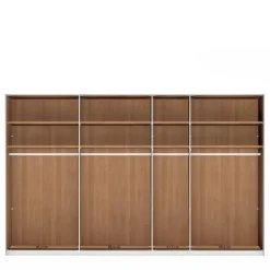 Wohnen Kleiderschränke|Schränke<Teilmassiver Schrank mit sieben Türen - Hung