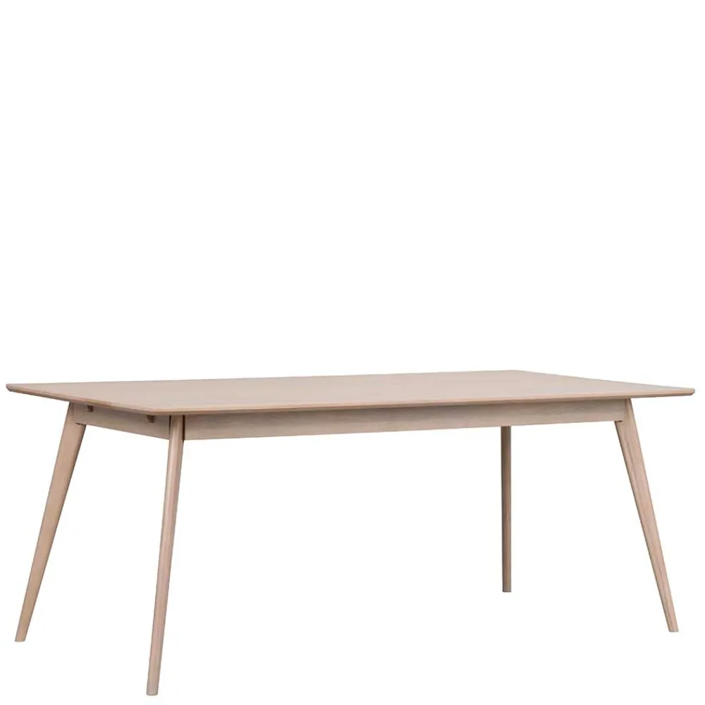 Wohnen Tische<Teilmassiver White Wash Tisch in Eiche - Navassa