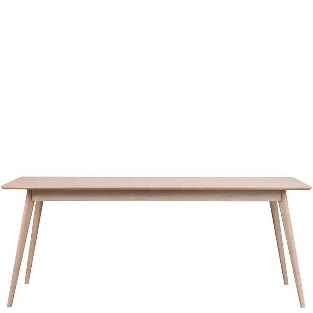 Wohnen Tische<Teilmassiver White Wash Tisch in Eiche - Navassa