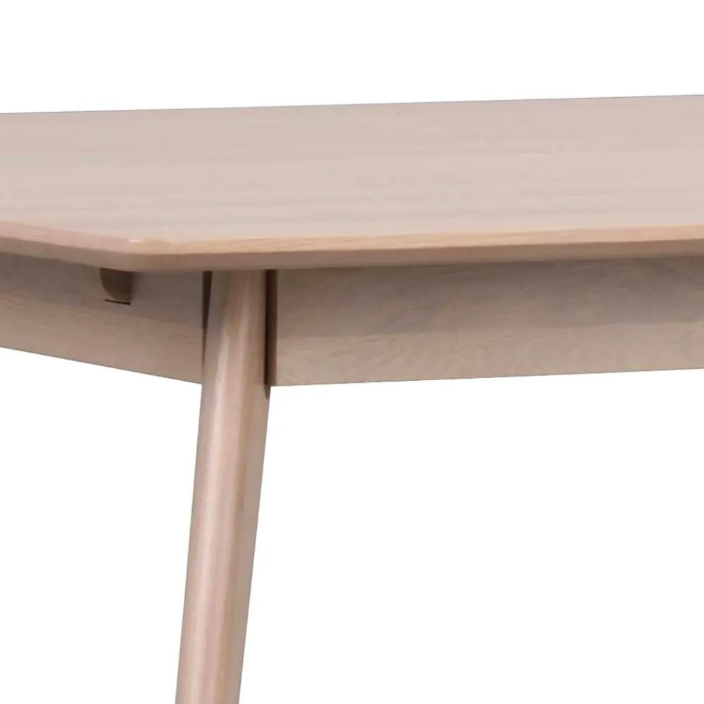 Wohnen Tische<Teilmassiver White Wash Tisch in Eiche - Navassa