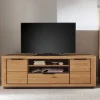 Wohnen Tv & Hifi-Möbel|Lowboards<Teilmassives TV Board in Wildeiche und Schwarz - Vlacoma
