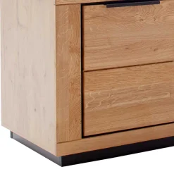 Wohnen Tv & Hifi-Möbel|Lowboards<Teilmassives TV Board in Wildeiche und Schwarz - Vlacoma