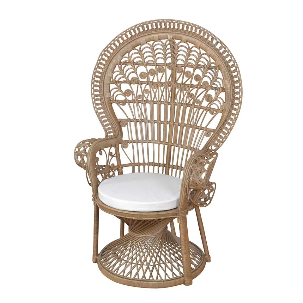 Wohnen Sessel<Thronsessel Gannicera aus Rattan
