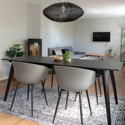 Wohnen Sitzgruppe|Tische<Tisch & Schalenstühle Set - Vigadru (fünfteilig)