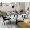 Wohnen Sitzgruppe<Tisch & Stühle in zwei Farben - Ruamantico (fünfteilig)