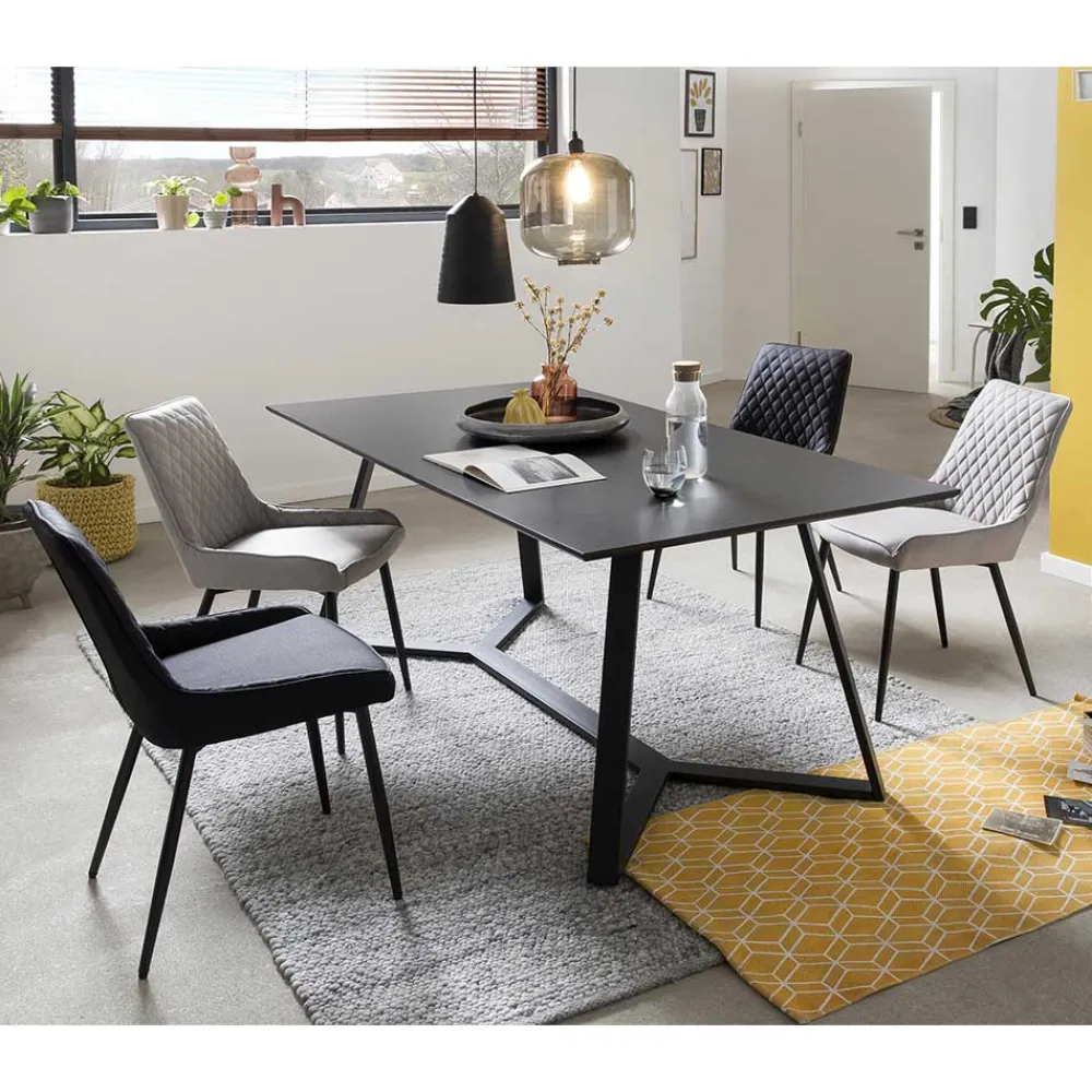 Wohnen Sitzgruppe<Tisch & Stühle in zwei Farben - Ruamantico (fünfteilig)