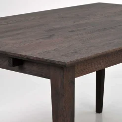 Wohnen Tische<Tisch aus Eiche Massivholz in Dunkelbraun - Lomarios