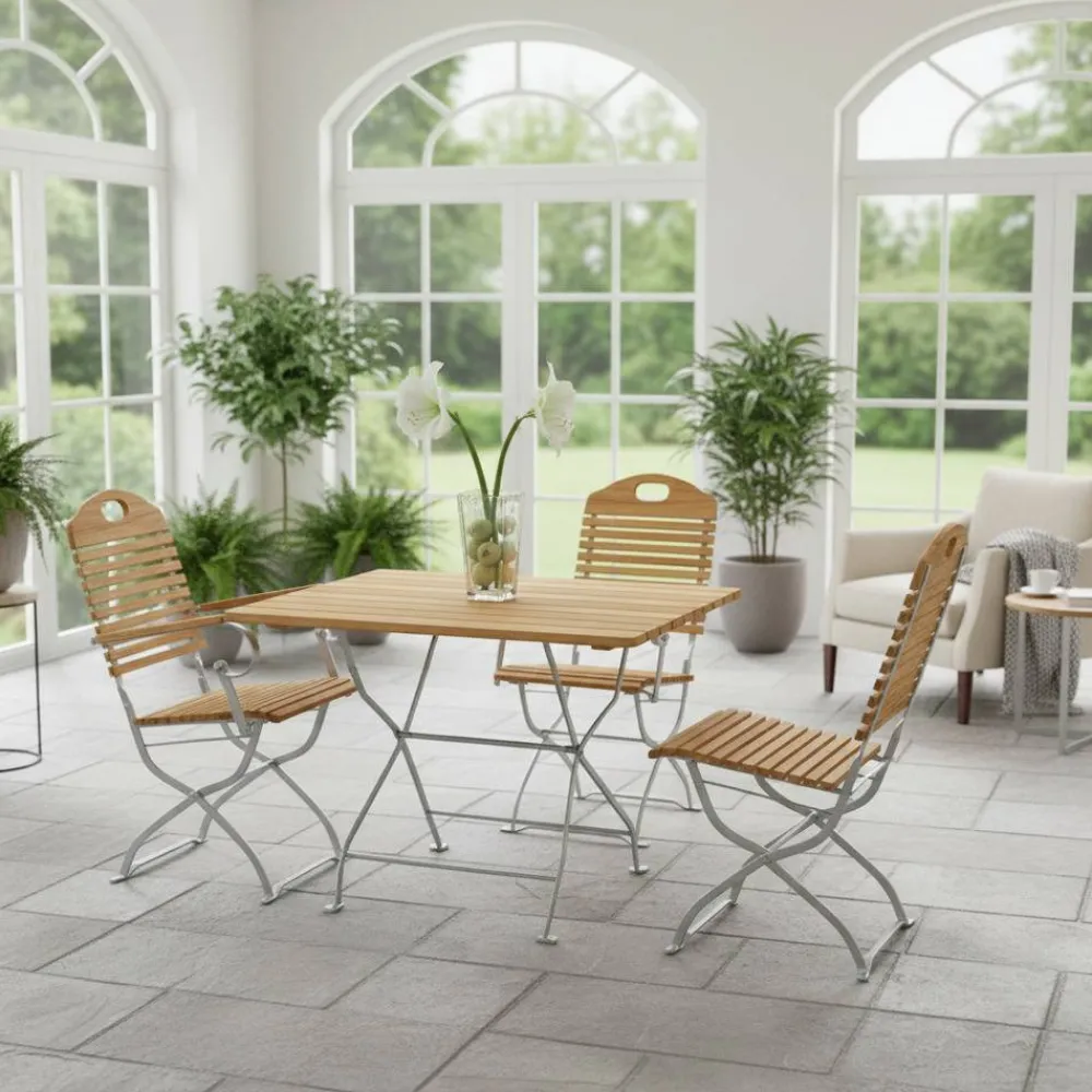 Wohnen Sitzgruppe<Tischgruppe Classimo für Garten (fünfteilig)
