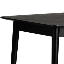 Wohnen Sitzgruppe<Tischgruppe in Schwarz & Beige - Orgevia (siebenteilig)