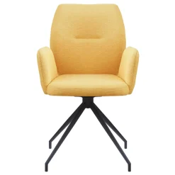Wohnen Stühle<Tischsessel in Gelb mit Schwarz - Toulon