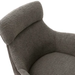 Wohnen Stühle<Tischsessel in Schlamm & Schwarz - Colles (2er Set)