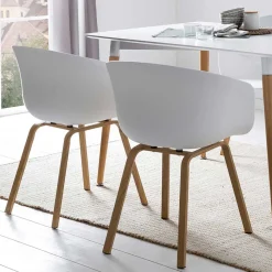 Wohnen Stühle<Tischsessel mit Sitzschale - Eberly (2er Set)