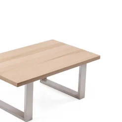 Wohnen Tische<Toller Loft Couchtisch mit Edelstahl Bügelfüßen - Colorio