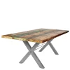 Wohnen Tische<Toller Shabby Chic Tisch aus Altholz Bunt - Teas