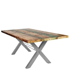 Wohnen Tische<Toller Shabby Chic Tisch aus Altholz Bunt - Teas