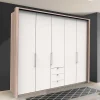 Wohnen Kleiderschränke|Schränke<Top Schlafzimmerschrank mit 2 Falttüren & Tür - Vaclyn