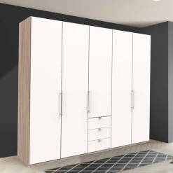 Wohnen Kleiderschränke|Schränke<Top Schlafzimmerschrank mit 2 Falttüren & Tür - Vaclyn