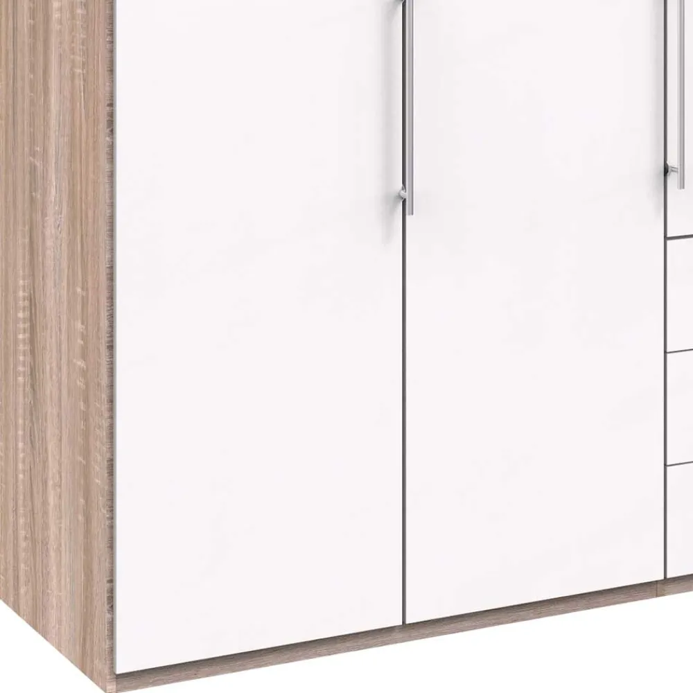 Wohnen Kleiderschränke|Schränke<Top Schlafzimmerschrank mit 2 Falttüren & Tür - Vaclyn
